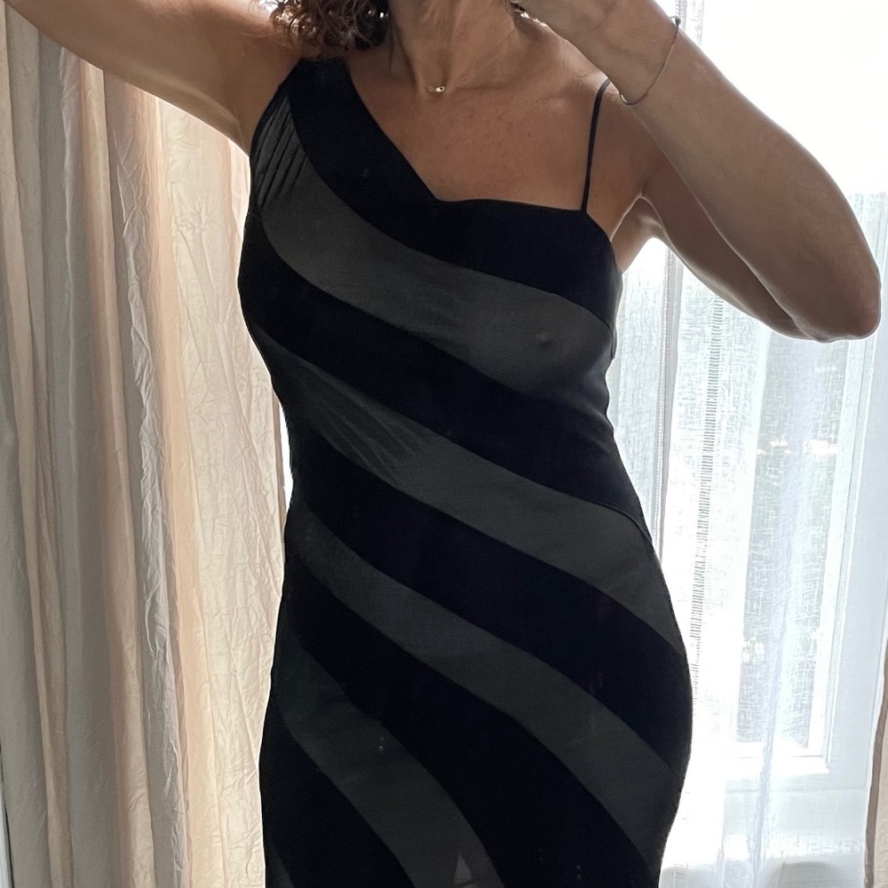 ABS Mesh Mermaid Gown